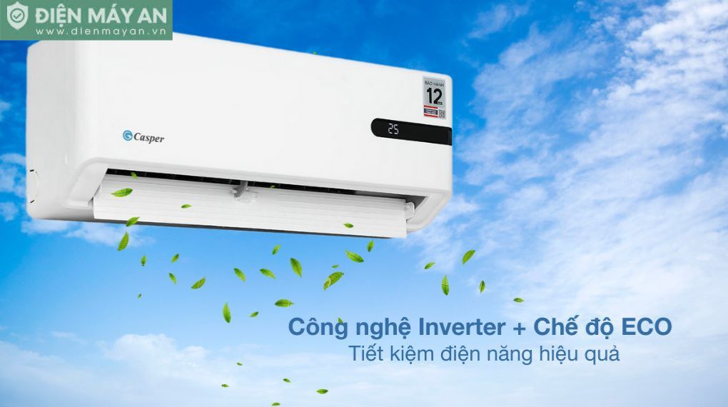 Điều hòa Casper Inverter 9000 BTU 1 chiều GC-09IB36